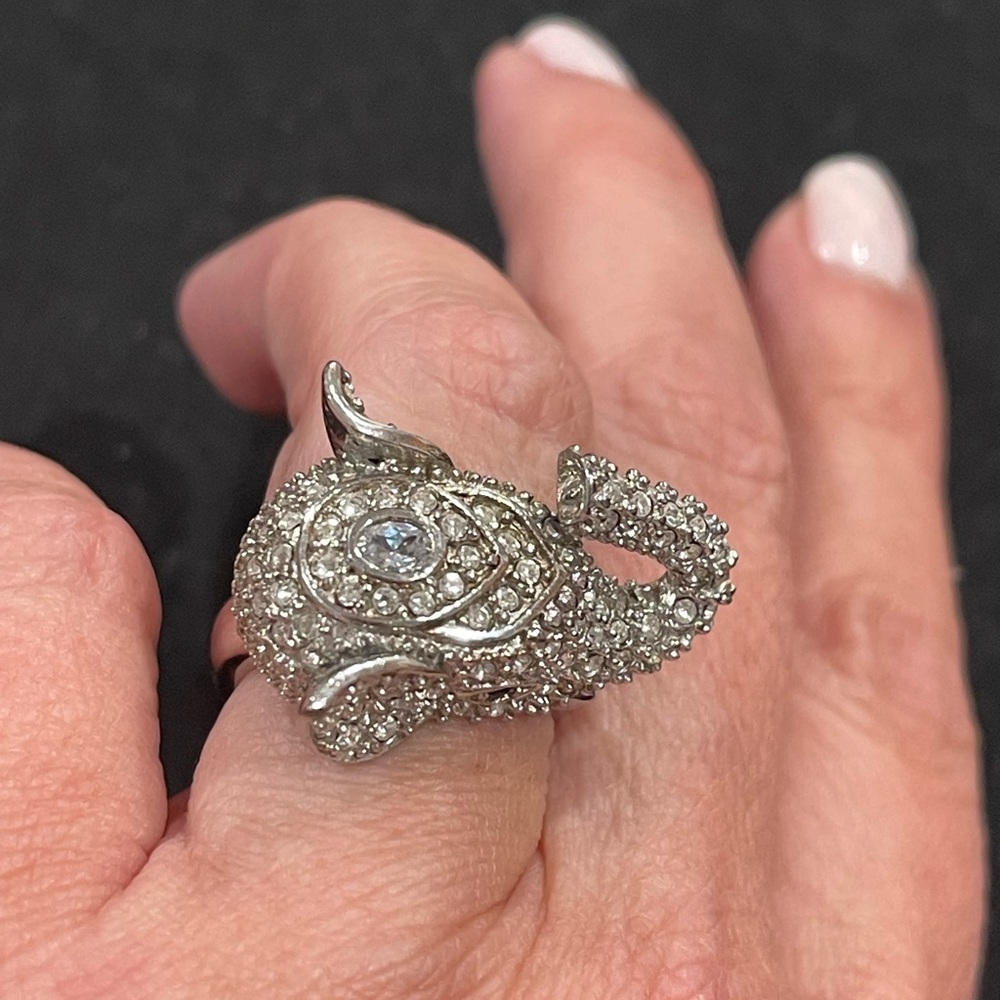 Sterling silver 925 elephant ring